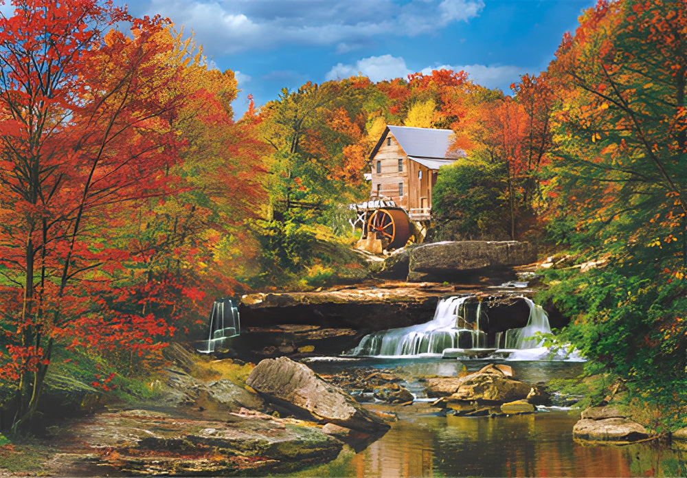 Rompecabezas Marca Clementoni Modelo Grade Creek Grist Mill