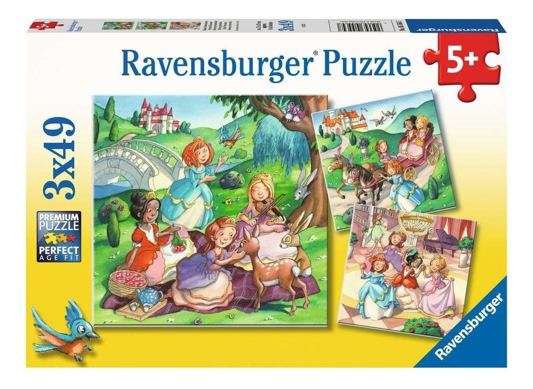 5564 Princesitas Rompecabezas Ravensburger 3x49 Piezas