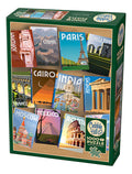 Rompecabezas 1000 Piezas Cobble Hill Carteles Viaje Mundo 50x68 Cm