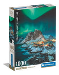 Rompecabezas Luces De Norte Noruega 1000pz Clementoni Italia