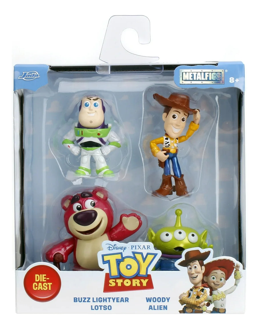 Toy Story Metalfigs 4-pack Buzz Lightyear Woody Alien Lotso