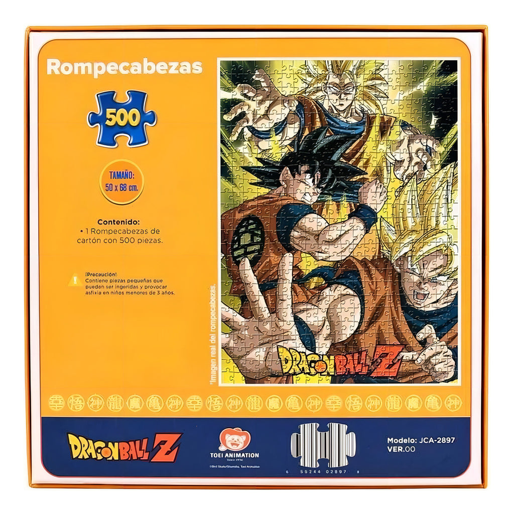 Rompecabezas Novelty Corp Dragon Ball Z Jca-2897 De 500 Piezas
