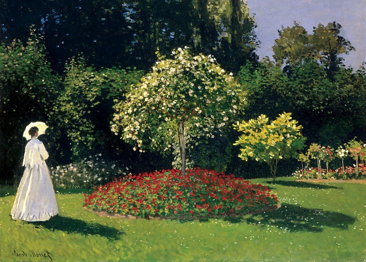 Monet Dama En Jardín Mini Rompecabezas 500 Piezas Tomax