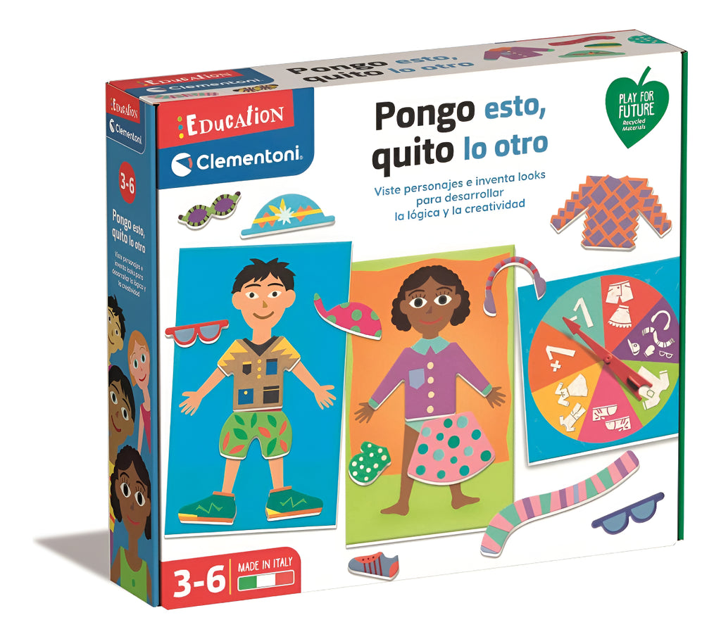 Pongo Esto, Quito Lo Otro Juego Educativo Clementoni 55449