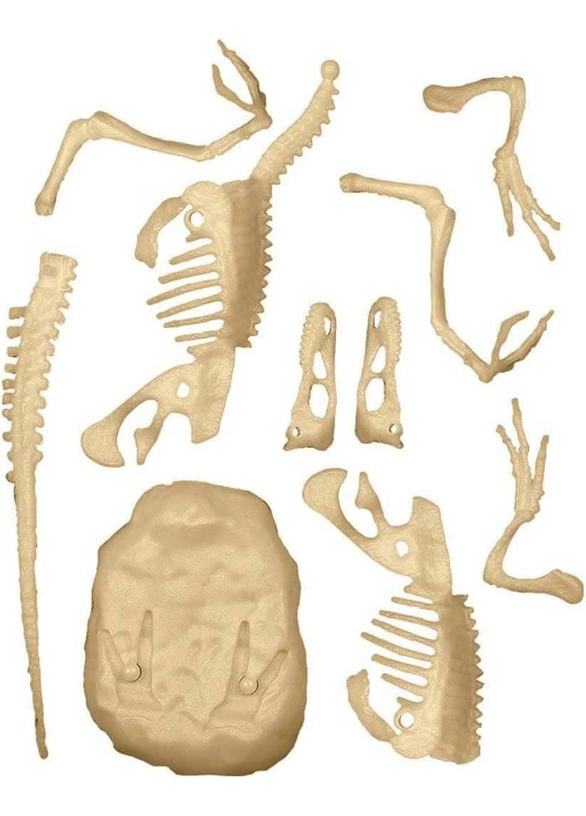 Juego De Excavación Velociraptor Fosforescente Clementoni