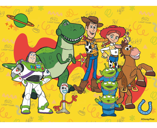 Rompecabezas Disney Toy Story 150 Piezas Miniatura Con Caballete Plástico Resistente No Necesita Pegamento
