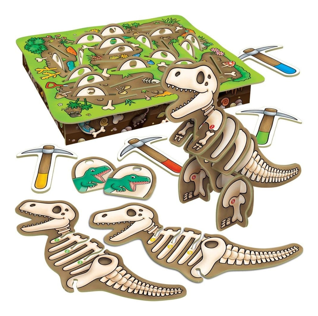 Juego Excava Y Descubre Huesos De Dinosaur Dig Orchard Toys