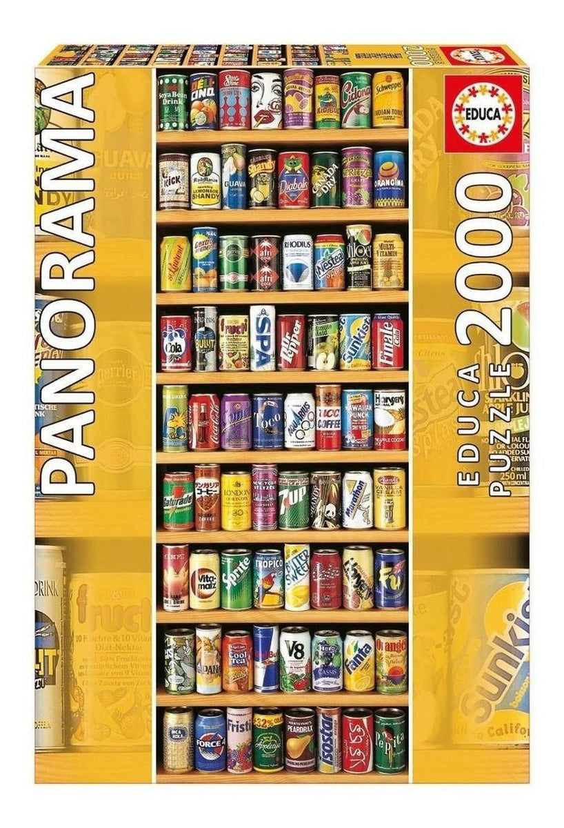 Rompecabezas 2000 Piezas Educa 11053 Temática Alimentos Vertical Cartón