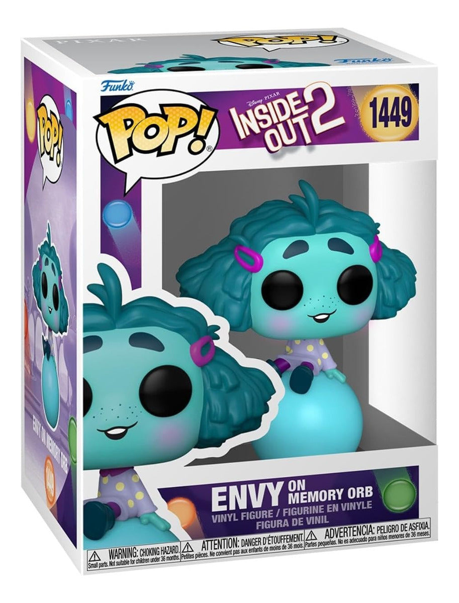 Intensamente Envidia Funko Pop Envy Disney Pixar Con Globo