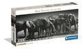 Rompecabezas Panorama Elefantes Compact Clementoni 1000 Pzs
