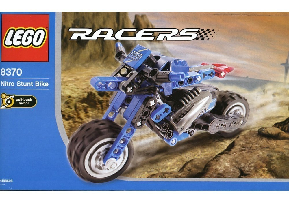 Lego Racers Nitro Stunt Bike Motocicleta Retropropulsión