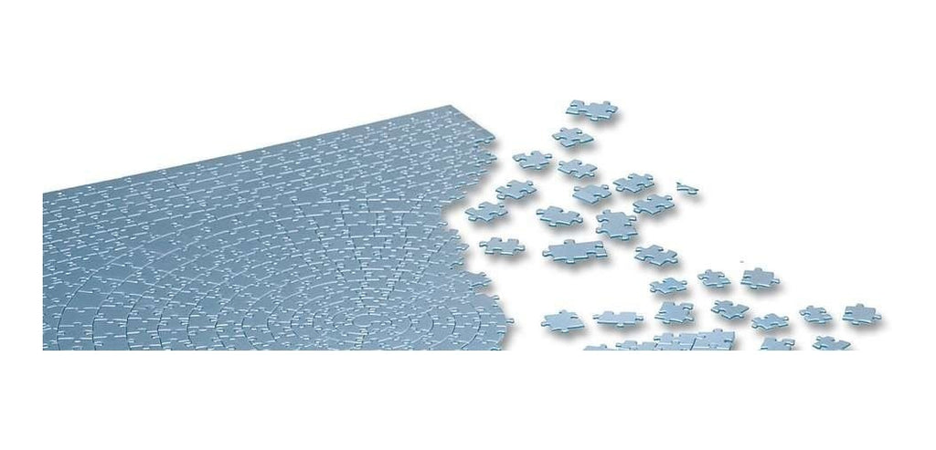 Rompecabezas Ravensburger Krypt Todo Plateado 654 Piezas