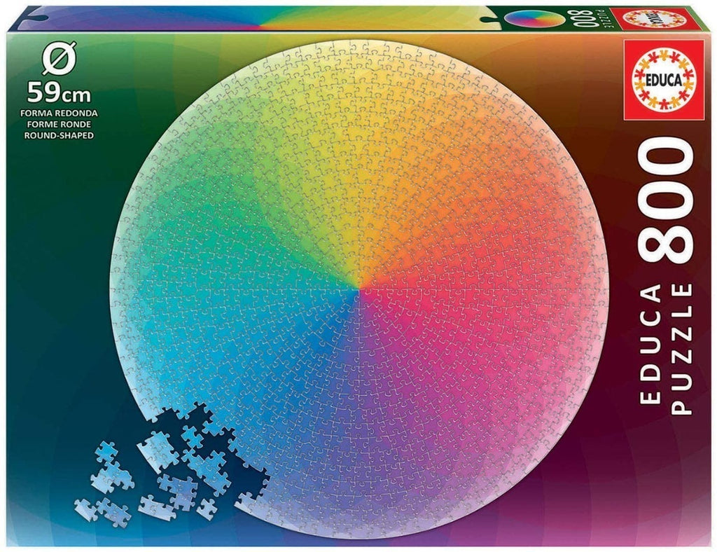 19033 Arco Iris Rompecabezas Circular 800 Piezas Educa