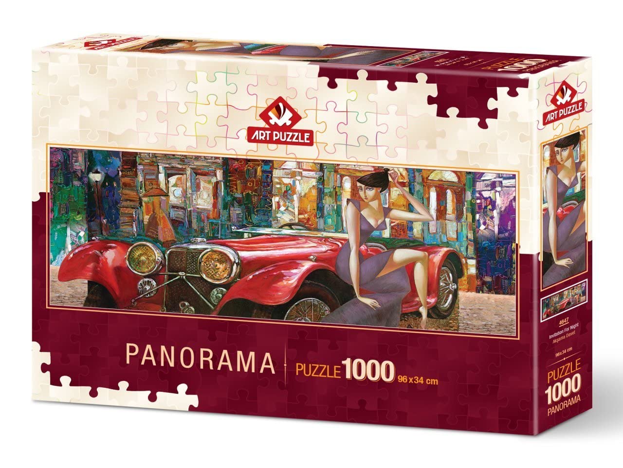 Art Puzzle - Rompecabezas panorámico de invitación de Noche, 1000 Piezas