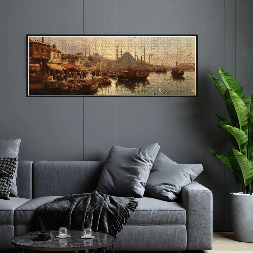 Rompecabezas Anatolian Viejo Estambul 1000 Piezas Panorámico
