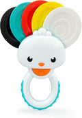 Clementoni Rainbow Peacock, Sonajero con Forma de Pavo, Interactivo y Educativo, para Niños y Niñas, Multicolor - 17325