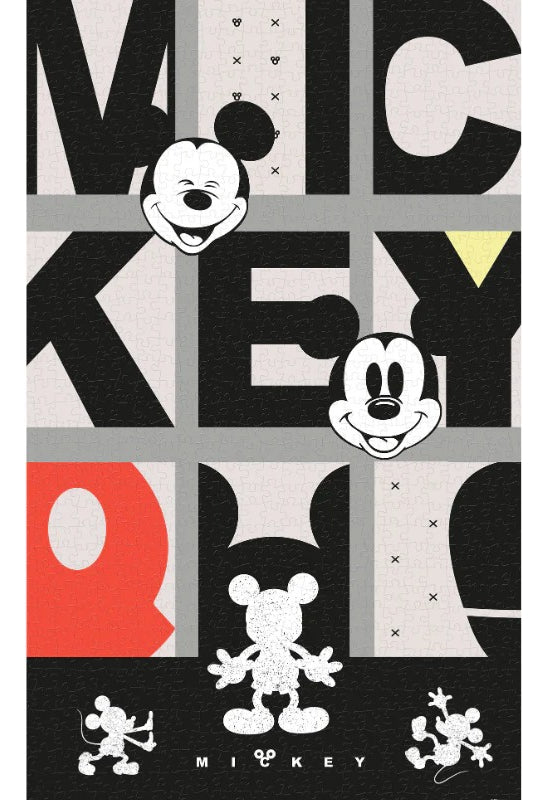 Rompecabezas Poster Mickey 1000 Piezas De Plástico