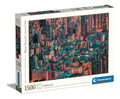 Rompecabezas Gran Urbe Hong Kong 1500 Pz Clementoni Italia Ciudad Colmena Edificios