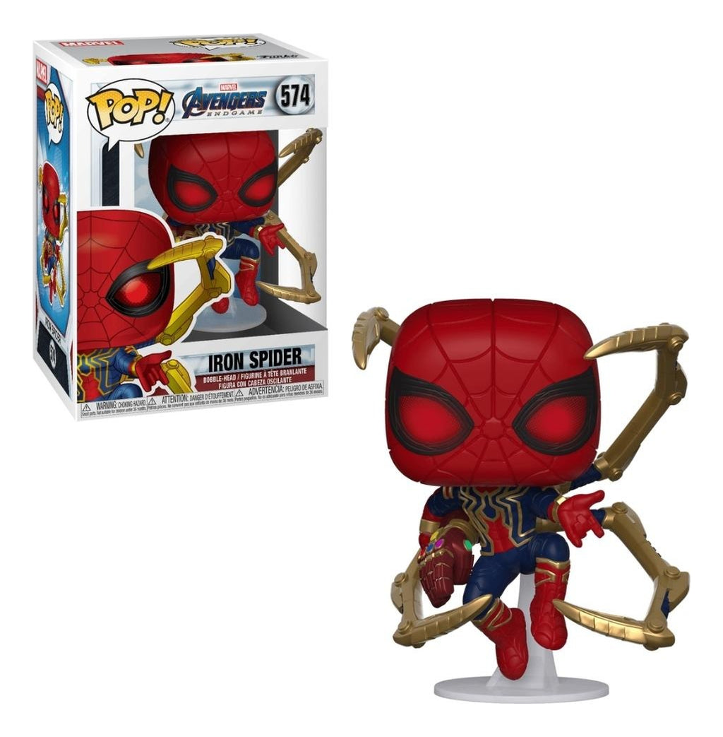 Funko Pop Iron Spider-man Nano Gauntlet Glow In The Dark