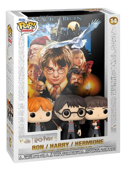 Funko Pop Ron Harry Y Hermione #14 Harry Potter Poster Jumbo