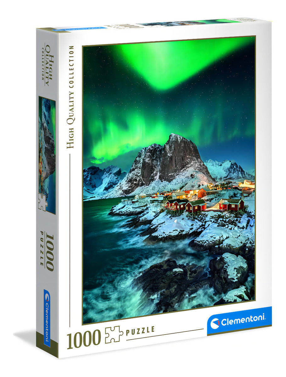 Rompecabezas Islas Lofoten Aurora Boreal 1000 Pz Clementoni