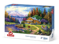 Art Puzzle Sunset in The Mountains Jigsaw Puzzle (1000 piezas)