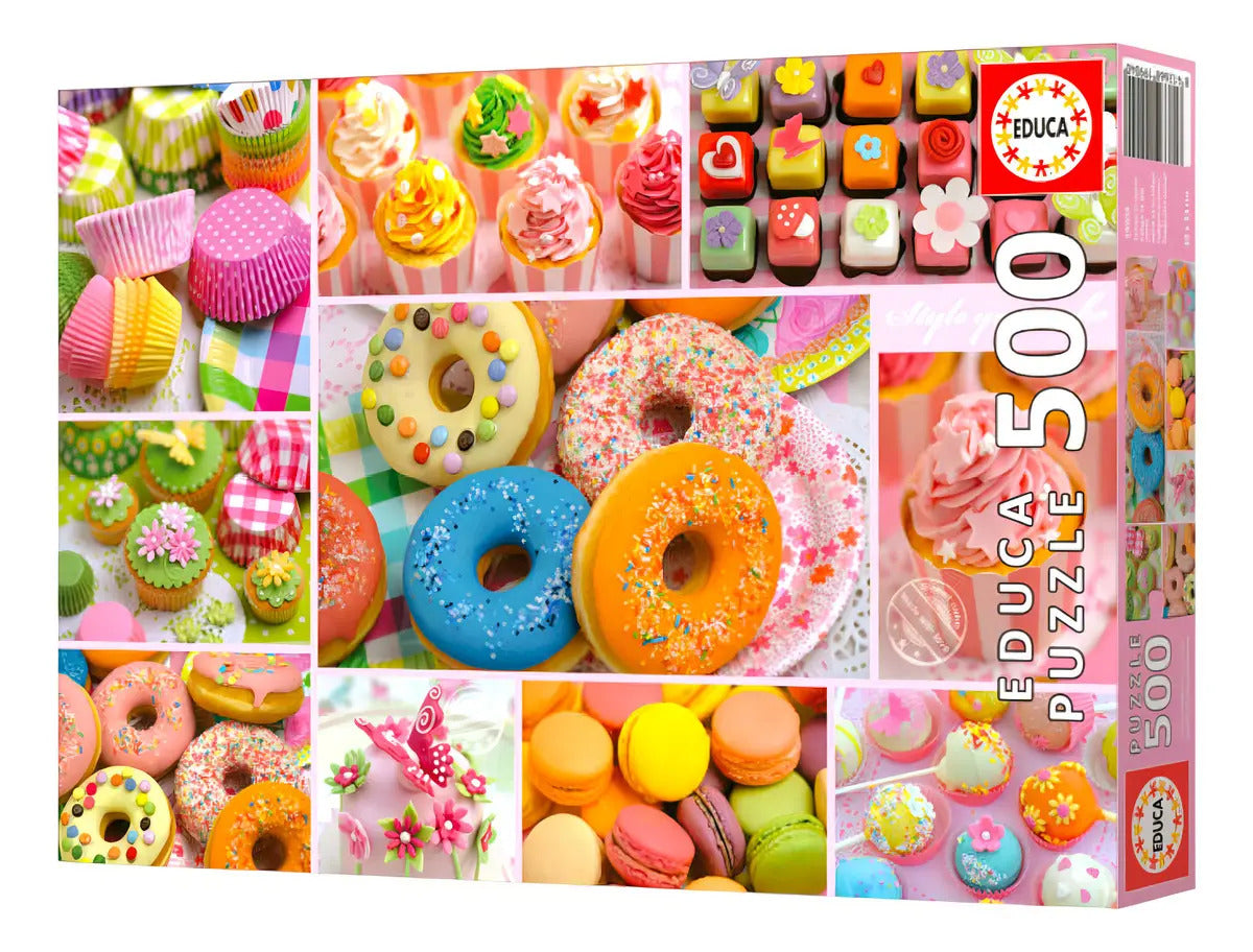 Rompecabezas Collage De Dulces 500 Piezas Educa
