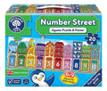 Rompecabezas Números Street Numbers Orchard Toys 20 Piezas