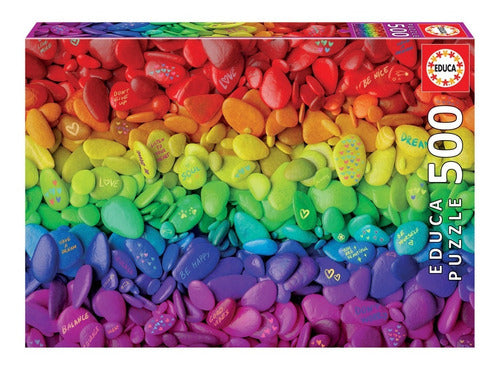 Rompecabezas Piedras De Colores 500 Pzas