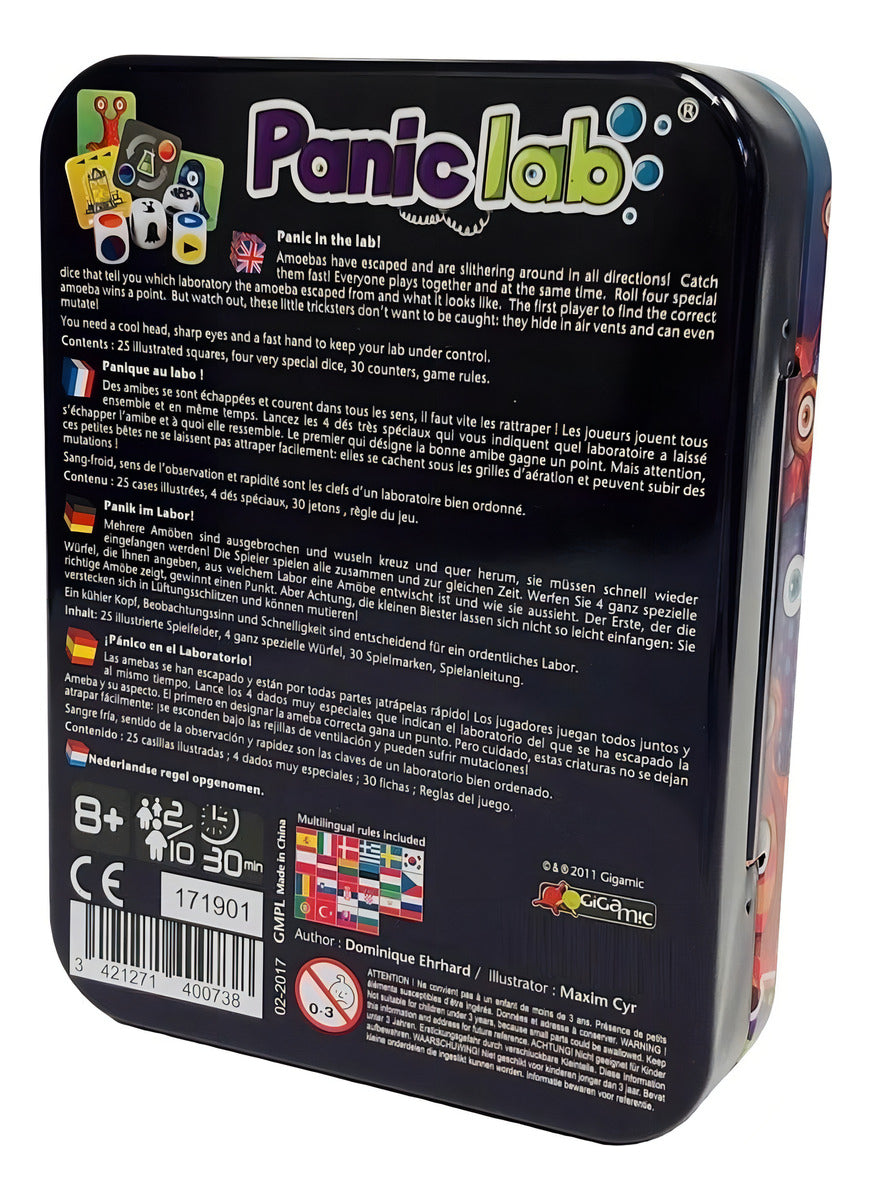 Panic Lab. Juego De Mesa En Español // Express