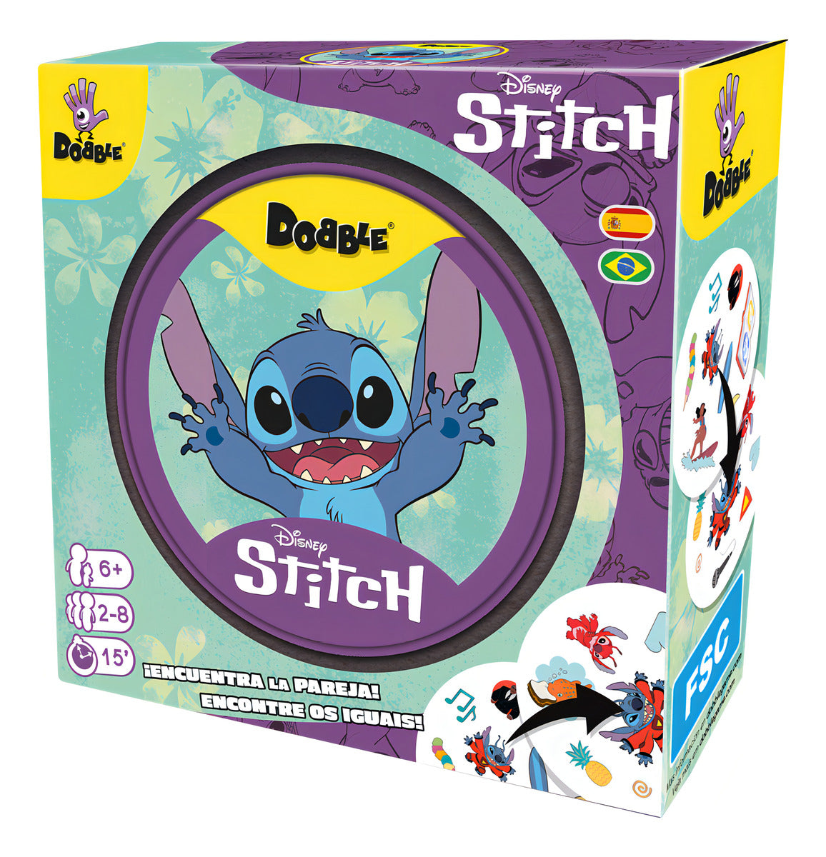 Dobble Lilo Y Stitch - Juego De Mesa - En Español / Diverti