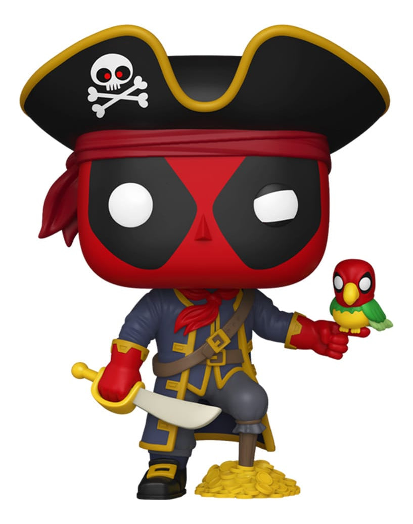 Deadpool Con Loro Funko Pop Isla De El Tesoro Deadpool Cf