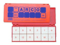 Estuche De Control Naranja 12 Fichas Mini Arco Eduke 1020000