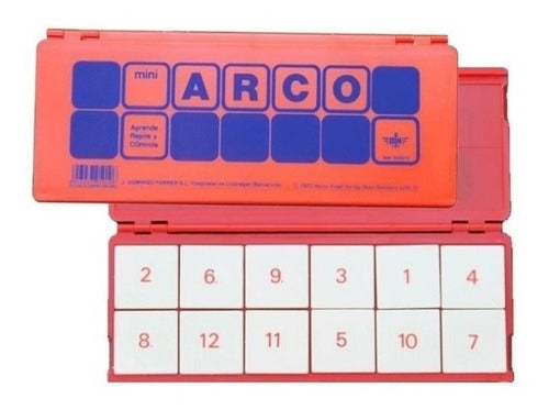 Estuche De Control Naranja 12 Fichas Mini Arco Eduke 1020000