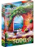 Rompecabeza Vista Al Mar A Través Del Arco 1000 Enjoy Puzzle