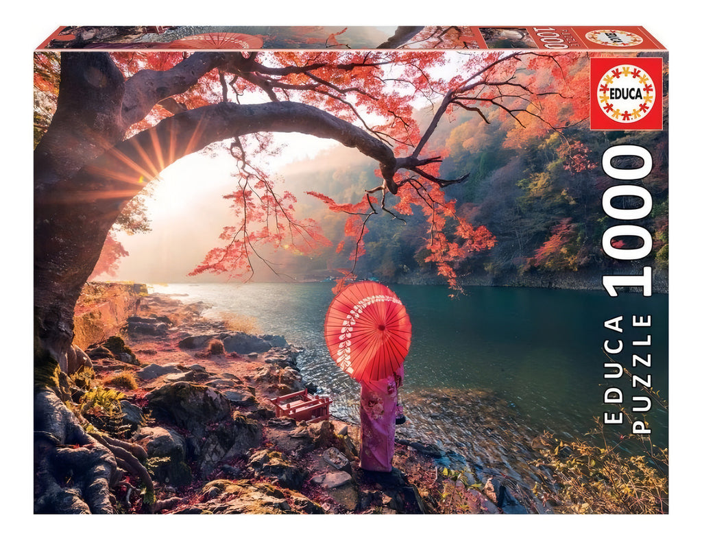 Amanecer Río Katsura Japón Rompecabezas 1000 Pz Educa 18455