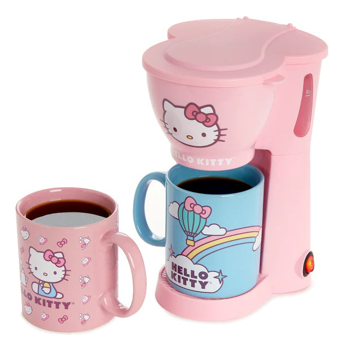 Cafetera Hello Kitty Con 2 Tazas Uncanny Brands