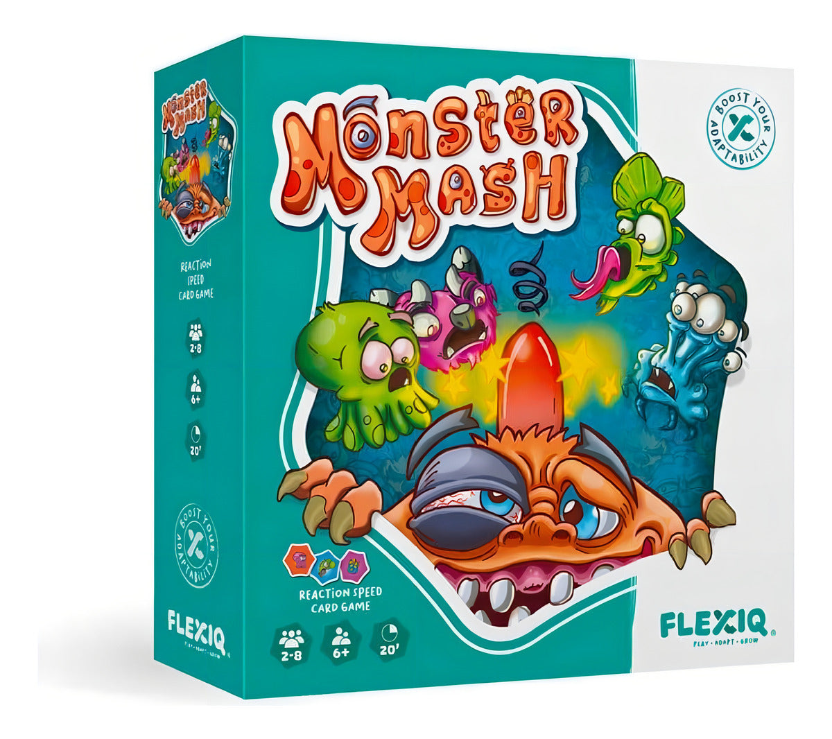 Juego De Mesa Monster Mash Flexiq Fxg101 Estrategia Velocidad