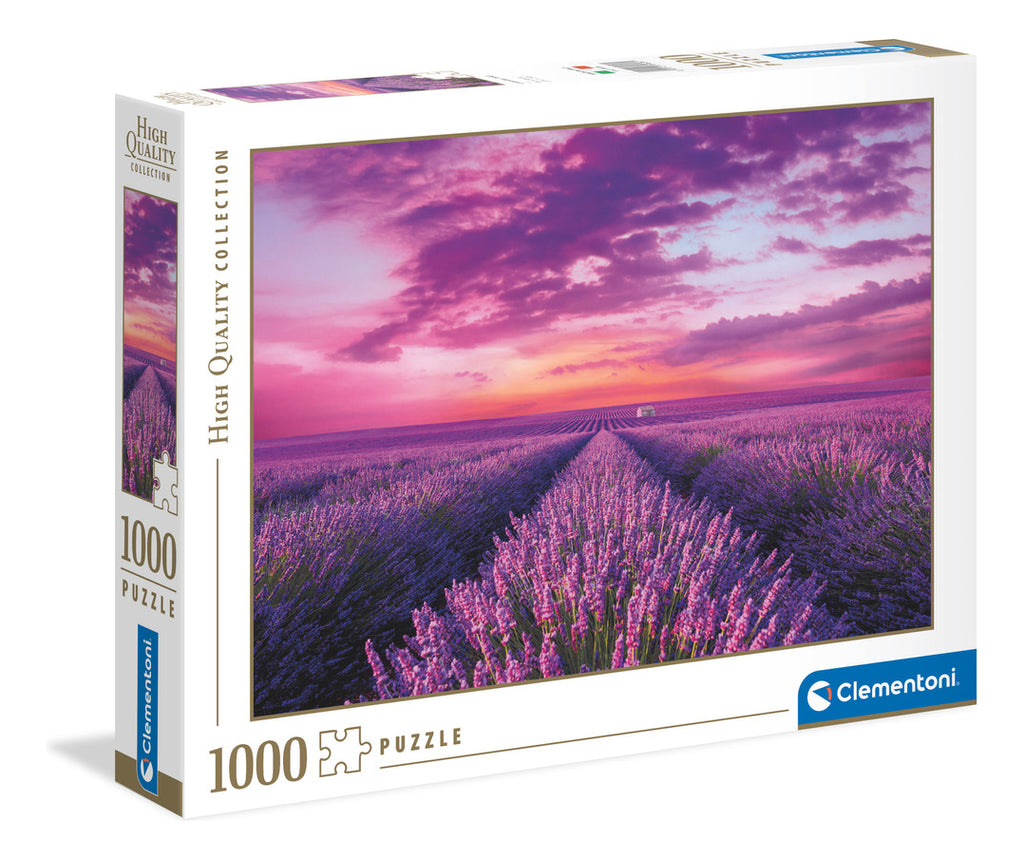 Campo De Lavanda Gran Reto Rompecabezas 1000 Pz Clementoni