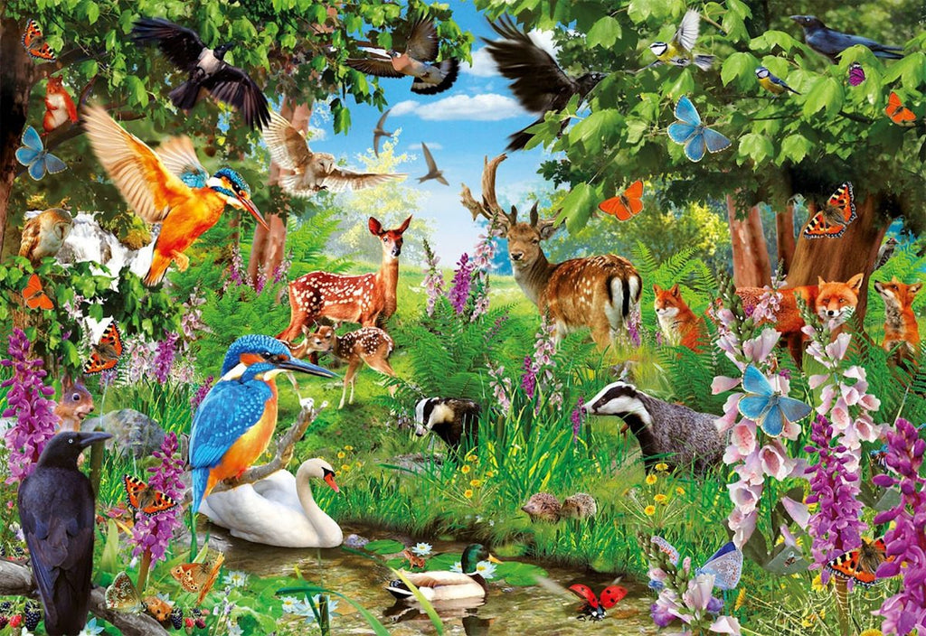 Bosque Fantastico Rompecabezas 2000 Pz Clementoni Gran Reto