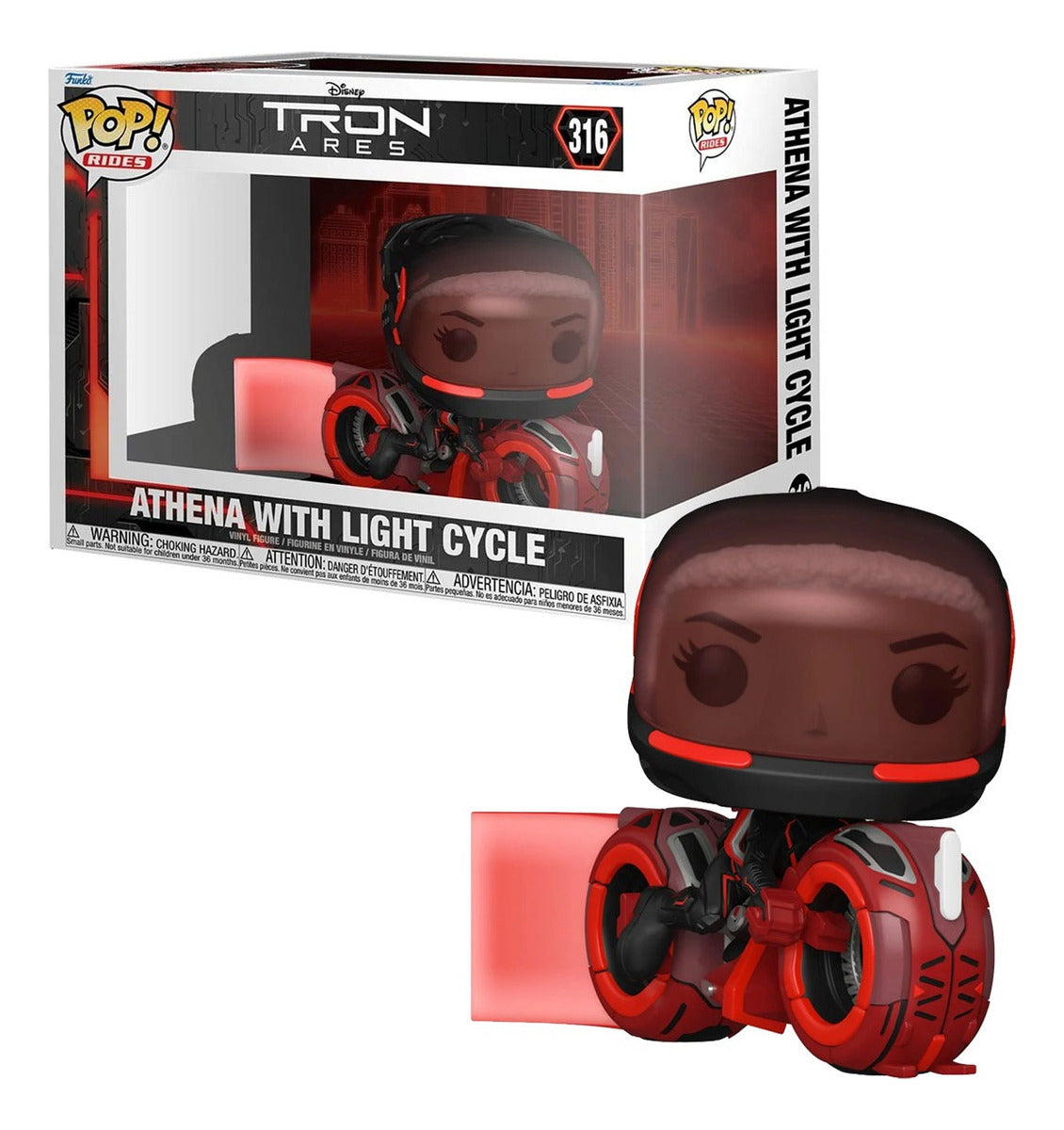 Funko Pop Ride: Tron Ares - Athena En Moto