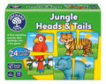 Juego Jungle Heads & Tails Orchard Toys Educativo 24 Tarjetas 1-3 Años
