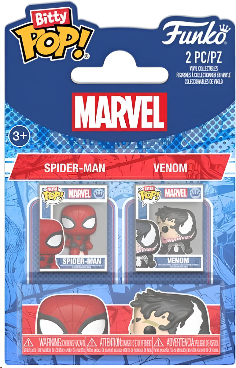 Funko Bitty Pop 2 Pack! Spider-man & Venom Marvel Comics