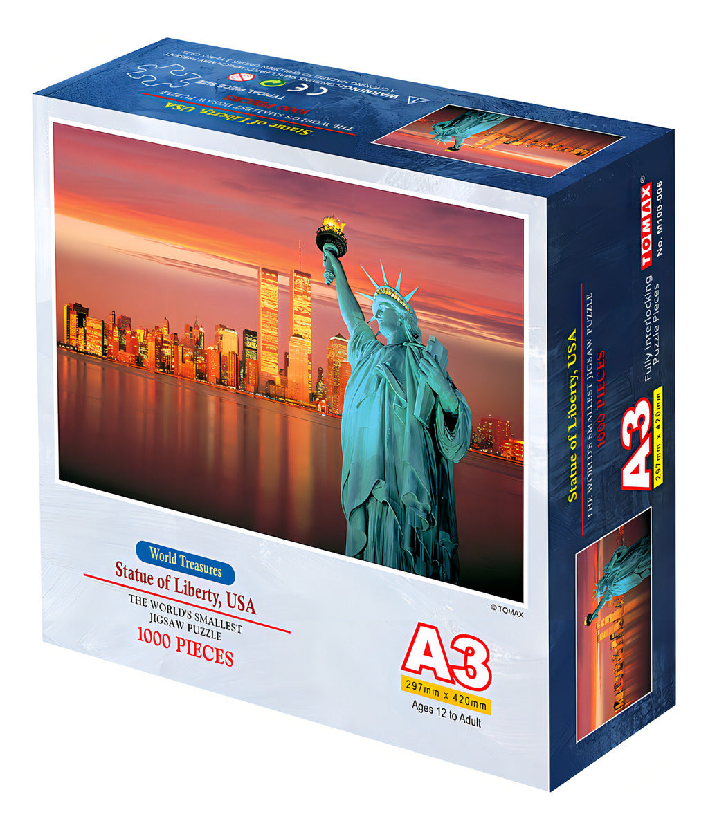 Statue Of Liberty, Usa Rompecabezas Mini 1000 Tomax