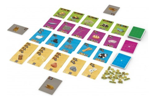 Little Factory Juego De Mesa Tcg Factory Español Estrategia 2-4 Jugadores