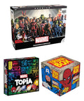 Paquete Marvel Rompecabezas 100 P + 2 Juegos De Mesa Novelty