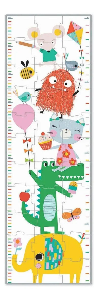 Rompecabezas Infantil Mide Peques Lemon Ribbon de Educa Borras para Niños de 3 a 5 Años con 33 Piezas