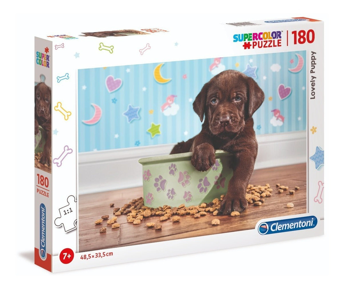 Perrito Lindo Perro Infantil Rompecabezas 180 Pz Clementoni