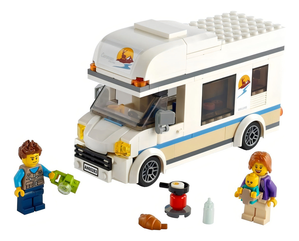 Kit Lego City Autocaravana De Vacaciones 60283 190 Piezas 3