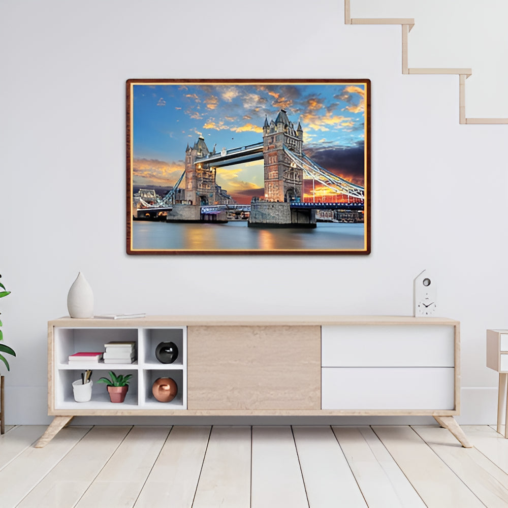 Rompecabezas Hao Xiang Tower Bridge Londres 1000 Piezas Paisaje